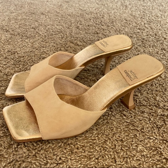 jeffrey campbell mr big heel in latte suede 8 - Picture 8 of 9